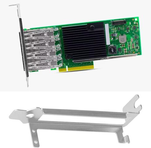 2PCS بطاقة شبكة منخفضة الصورة مع 4 المسمار متوافق مع Intel X710-DA4 I350-F4 in Saudi Arabia