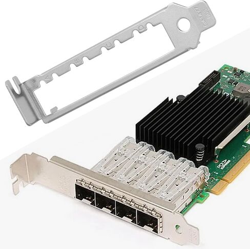2PCS بطاقة شبكة منخفضة الصورة مع 4 المسمار متوافق مع Intel X710-DA4 I350-F4 in Saudi Arabia