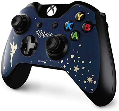 Skinit Decal Gaming Skin Compatible with Xbox One Controller - Officially Licensed Disney Tinker Bell Believe Design in Saudi Arabia