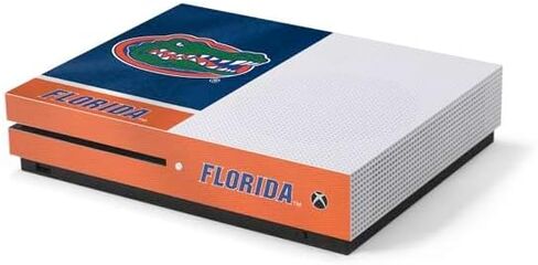 Skinit Scenit Gaming Gaming Skin متوافق مع وحدة التحكم في Xbox One S - تصميم شعار جامعة فلوريدا Gators المرخصة رسميًا in Saudi Arabia