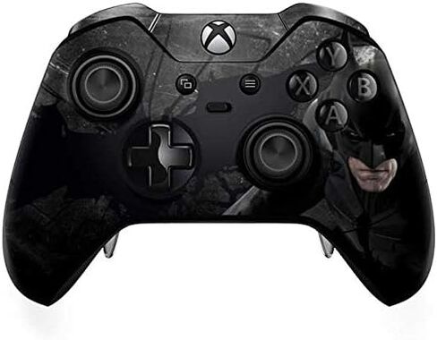 Skinit Decal Gaming Skin Compatible with Xbox One Elite Controller - Officially Licensed Warner Bros Batman in Black Design in Saudi Arabia