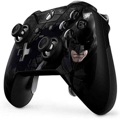 Skinit Decal Gaming Skin Compatible with Xbox One Elite Controller - Officially Licensed Warner Bros Batman in Black Design in Saudi Arabia