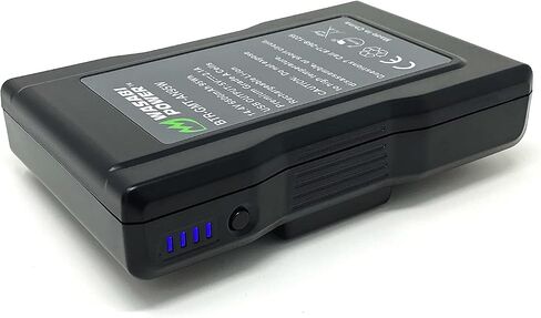 بطارية Wasabi Power Gold Mount (14.4 فولت ، 6600 مللي أمبير في الساعة ، 95WH) وشاحن بطارية Mount Mount مع D-TAP in Saudi Arabia
