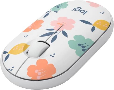 Logitech M340 الماوس اللاسلكي مع مطبوعات محدودة الإصدار ، مستقبل USB والنقرات الصامتة ، الماوس اللاسلكي المحمول للكمبيوتر المحمول ، الكمبيوتر ، النوافذ ، الكروم ، السطح ، باقة الأزهار - البصرية - 32.81 in Kuwait