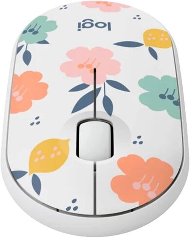 Logitech M340 الماوس اللاسلكي مع مطبوعات محدودة الإصدار ، مستقبل USB والنقرات الصامتة ، الماوس اللاسلكي المحمول للكمبيوتر المحمول ، الكمبيوتر ، النوافذ ، الكروم ، السطح ، باقة الأزهار - البصرية - 32.81 in Kuwait