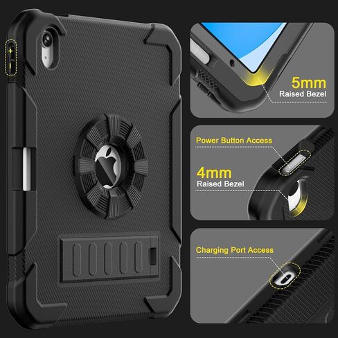 avakot for iPad A16 Case 11th Generation 11 Inch 2025/ iPad 10th Generation Case 10.9 Inch 2022, Heavy Duty Military Grade Shockproof Cover with Pencil Holder for i Pad 11/10 Gen, Navy Blue in Kuwait