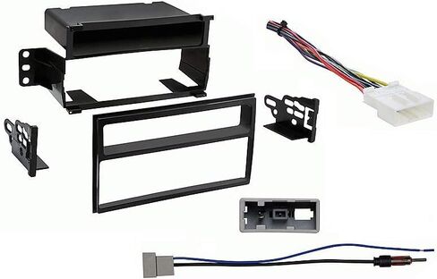 Ammarony Audio HA-707552 متوافق مع Nissan Versa 2007-2011 محول تسخير راديو ما بعد البيع ، Metra 99-7603 Single/Double Din Dash ومحول هوائي ما بعد البيع HA-40NI12 in Saudi Arabia