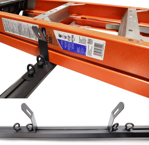 Syneticusa Load Stops T-Slot Truck Crossbar Rack Accessory with Built-in Tie-Down Points Handles, 250 lb Capacity, Black, for Ladder, Firewood, Kayak 4-Piece Set in Saudi Arabia