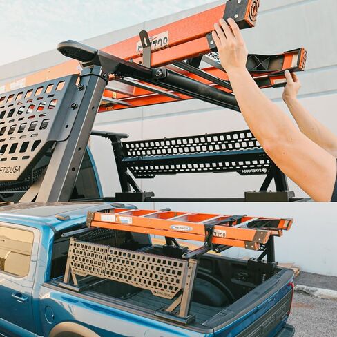 Syneticusa Load Stops T-Slot Truck Crossbar Rack Accessory with Built-in Tie-Down Points Handles, 250 lb Capacity, Black, for Ladder, Firewood, Kayak 4-Piece Set in Saudi Arabia