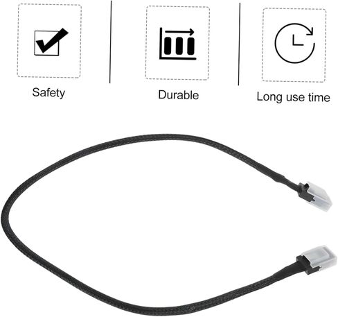 Balacoo 0.5m Pin Mini Mini SAS Extension Cable Mesh Scar for Server DIY إصلاح in Kuwait