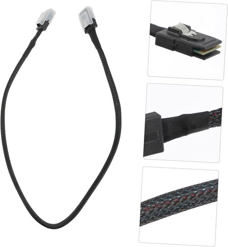 Balacoo 0.5m Pin Mini Mini SAS Extension Cable Mesh Scar for Server DIY إصلاح in Kuwait