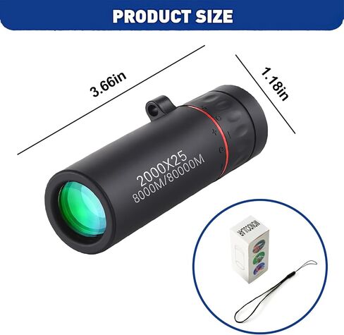 Mini Monocular Telescope for Sporting Events Camping Concerts,Black Upgrade in Saudi Arabia