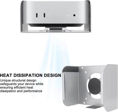 MAC MINI M4 VESA MOUNT ، تحت مكتب MATT لعام 2024 MAC MINI M4/M4 PRO ، MAC MAC MINI M4 MOUNT in Kuwait