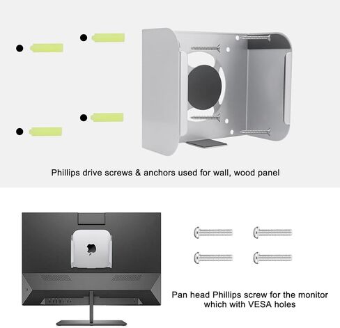 MAC MINI M4 VESA MOUNT ، تحت مكتب MATT لعام 2024 MAC MINI M4/M4 PRO ، MAC MAC MINI M4 MOUNT in Kuwait