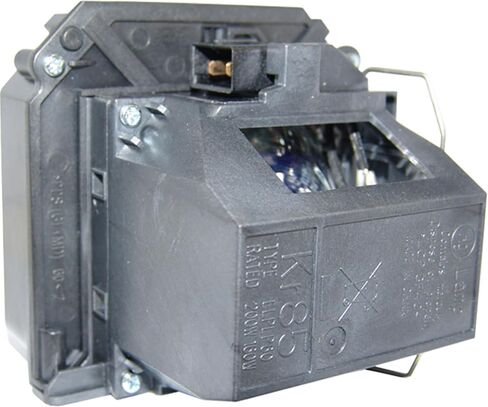 Jaspertronics™ Original ELP-LP60 Lamp & Housing for Epson Projectors - Fits BrightLink-425Wi, BrightLink-435Wi, EB-420, Powerlite-93+, Powerlite-96W & More - 1 Unit Per Pack with 1 Year Warranty in Saudi Arabia