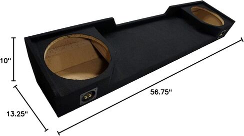 Harmony Audio Compatible with 1988-1998 Chevy CK Silverado Extended Truck Kicker Bundle Comp C12 Dual 12" Sub Box Enclosure & Harmony HA-A800.1 Amp in Saudi Arabia