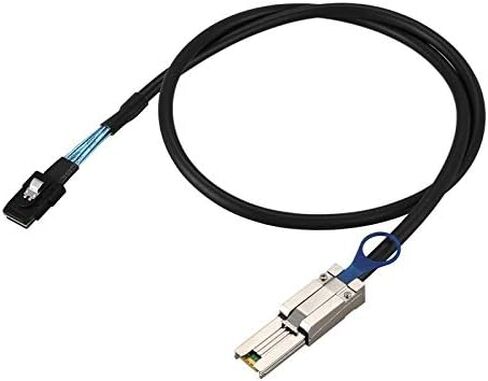 مستلزمات Davitu Electrical Equipments - Mini SAS 26 SFF -8088 TO MINI SAS 36PIN SFF -8087 1M CABLE - (اللون: أسود) in Saudi Arabia