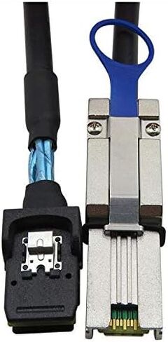 مستلزمات Davitu Electrical Equipments -Shgo -Mini SAS 26 SFF -8088 إلى Mini SAS 36PIN SFF -8087 1M -(اللون: أسود) in Saudi Arabia