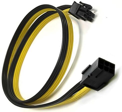 PCIE Power Extension Cable PCIE 6Pin ذكر إلى محولات محولات الإناث كابل محول PCIEXPRESS Powered GPU فيديو in Saudi Arabia