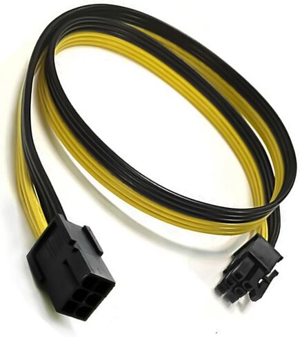 PCIE Power Extension Cable PCIE 6Pin ذكر إلى محولات محولات الإناث كابل محول PCIEXPRESS Powered GPU فيديو in Saudi Arabia