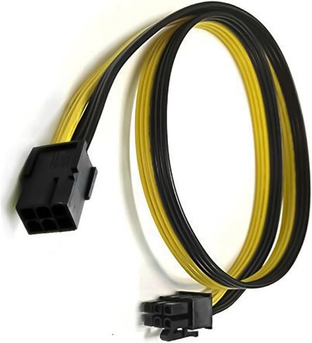 PCIE Power Extension Cable PCIE 6Pin ذكر إلى محولات محولات الإناث كابل محول PCIEXPRESS Powered GPU فيديو in Saudi Arabia