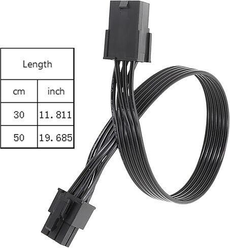 كابل الكمبيوتر 6Pin بطاقات الرسومات الطاقة سلك الذكور تمديد الإناث كابل مسطح 6Pin PCIe كابل GPU in Saudi Arabia