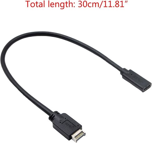 USB3.1 Type E Front Panel Header Male to Female Cord Highly Speed Cable Reversibles Connectors Type C Cable in Saudi Arabia