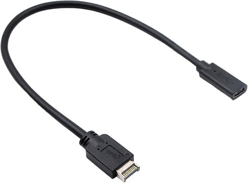 USB3.1 Type E Front Panel Header Male to Female Cord Highly Speed Cable Reversibles Connectors Type C Cable in Saudi Arabia
