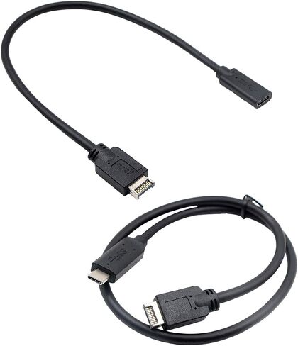 USB3.1 Type E Front Panel Header Male to Female Cord Highly Speed Cable Reversibles Connectors Type C Cable in Saudi Arabia