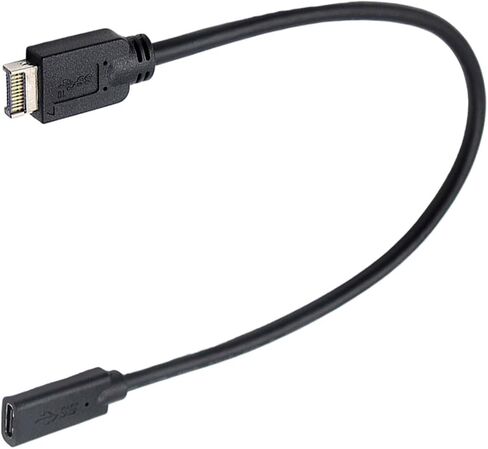USB3.1 Type E Front Panel Header Male to Female Cord Highly Speed Cable Reversibles Connectors Type C Cable in Saudi Arabia