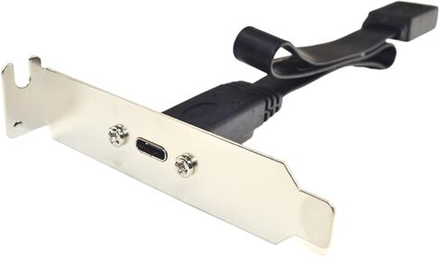Durability Metal USB 3.1 Front Panel Header Type C Front Panel Connectors Type C Interfaces Full/Half Height Brackets in Saudi Arabia