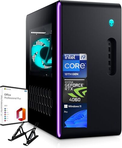 Alienware Aurora R16 Gaming Desktop PC, Intel 24-core i9-13900F (up to 5.6GHz), GeForce RTX 4060, 64GB DDR5 RAM, 4TB SSD, 2TB HDD, Wifi 6E, 12 USB Ports, Win 11 Pro & Microsoft Office Lifetime License in Saudi Arabia