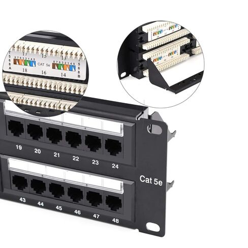 2U 48 منافذ CAT5E WARKOUNT UNSHEYERED in Kuwait