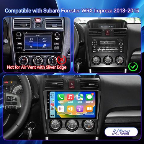Android 13 Car Radio Compatible with Subaru Forester WRX Impreza STi 2016 2017 2018, 9" 2+64G Touch Screen Car Stereo with Wireless CarPlay Android Auto/WiFi/Bluetooth/GPS/Backup Camera in Saudi Arabia