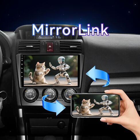 Android 13 Car Radio Compatible with Subaru Forester WRX Impreza STi 2016 2017 2018, 9" 2+64G Touch Screen Car Stereo with Wireless CarPlay Android Auto/WiFi/Bluetooth/GPS/Backup Camera in Saudi Arabia