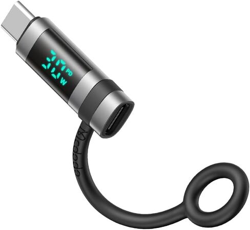 mcdodo 36W USB-C to Ligtning Adapter with Digital Display, Type-C Female to Lightning Male Adapter Support PD Fast Charging&Data Transfer, Fit for iPhone 14/13/12/11/XS/XR/SE,iPad,AirPods,iPod Touch in Saudi Arabia