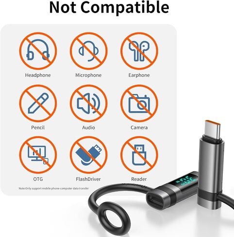 mcdodo 36W USB-C to Ligtning Adapter with Digital Display, Type-C Female to Lightning Male Adapter Support PD Fast Charging&Data Transfer, Fit for iPhone 14/13/12/11/XS/XR/SE,iPad,AirPods,iPod Touch in Saudi Arabia