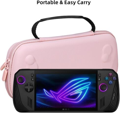 Jiangjiangbao Eva Case لـ Asus Rog Ally X Game Console & Accessories ، Carry Case Drop-Probling & Wear-Drofistant (Pink) in Kuwait
