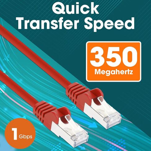 Intellinet Ethernet Network Patch Cable Multi-Pack - 100% Copper, 350 MHz, Snag-Free Boots & Gold-Plated Contacts - Cat5e Up to 1 Gbps for Reliable Networking (10 Cables, White, 1 ft) in Saudi Arabia