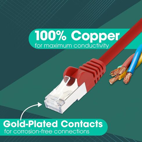 Intellinet Ethernet Network Patch Cable Multi-Pack - 100% Copper, 350 MHz, Snag-Free Boots & Gold-Plated Contacts - Cat5e Up to 1 Gbps for Reliable Networking (10 Cables, White, 1 ft) in Saudi Arabia