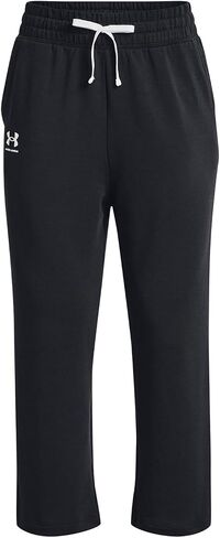 Under Armour Rival Terry Womens Flare Crop Pants in Saudi Arabia
