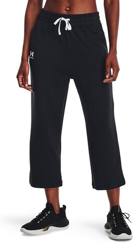 Under Armour Rival Terry Womens Flare Crop Pants in Saudi Arabia