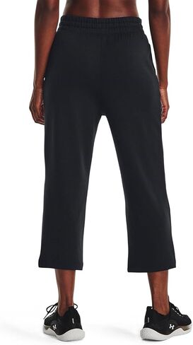 Under Armour Rival Terry Womens Flare Crop Pants in Saudi Arabia