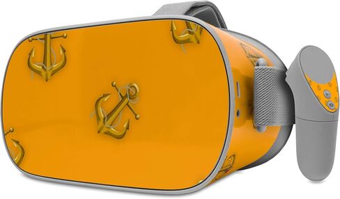 التفاف الجلد على طراز صائق متوافق مع سماعات الرأس Oculus Go - المرساة Owder Orange (Oculus غير مدرج) in Saudi Arabia