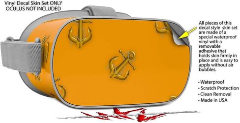 التفاف الجلد على طراز صائق متوافق مع سماعات الرأس Oculus Go - المرساة Owder Orange (Oculus غير مدرج) in Saudi Arabia