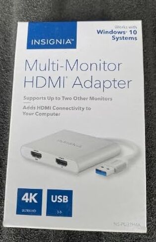 Insignia USB 3.0 to Dual HDMI Adapter with 4K Support in Saudi Arabia