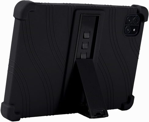 Case for Callsky-Tab CPAD 10 10.1 بوصة قرص ، غطاء حامل قابل للتعديل من السيليكون الناعم للمكالمات CTAB 10 أقراص (أسود) in Kuwait