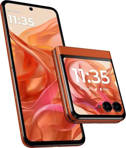 موتورولا رازر | 2024 | الكريكيت | صنع لنا 8/256 جيجابايت | كاميرا 50 ميجابكسل | Spritz Orange (متجدد) in Saudi Arabia