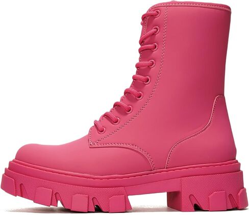 Cape Robbin Chrisley Combat Boots for Women - Platform Boots Lace Up High Tops, Ankle Booties for Women - Combat Boots Womens Platform in Kuwait