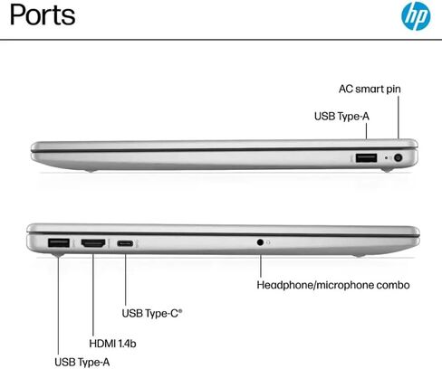 HP 15.6 "جهاز كمبيوتر محمول من الشاشة التي تعمل باللمس 2025 جديد ، 15.6 بوصة مضادة لـ GLARE FHD ، Intel I7-1355U (حتى 5.0 جيجا هرتز) ، Intel Iris XE GPU ، 64GB RAM ، 2TB SSD ، Fast Charge ، HD Audio & Cameras ، Window ، Windows 11 in Kuwait